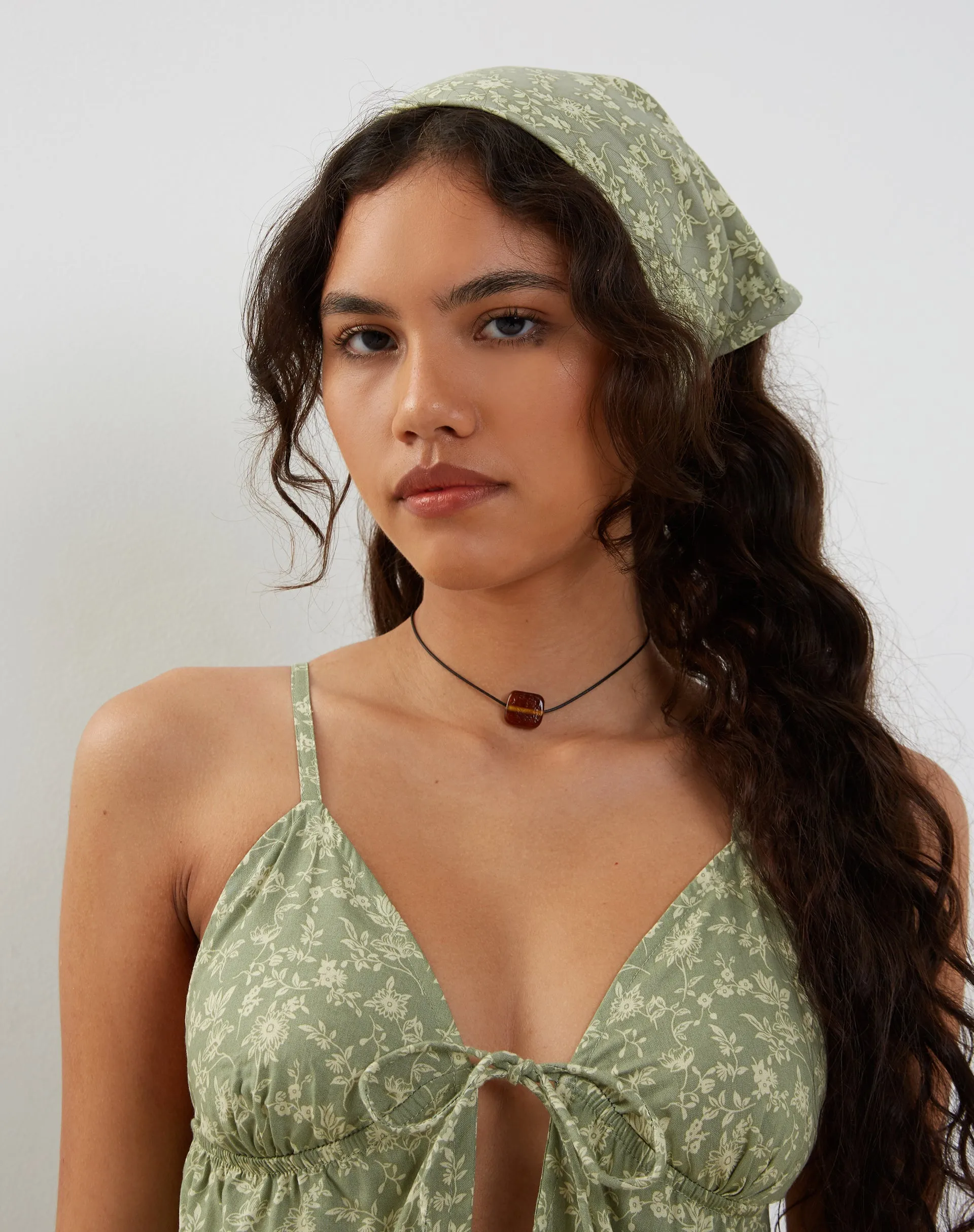 Laz Top in Pretty Petal Green