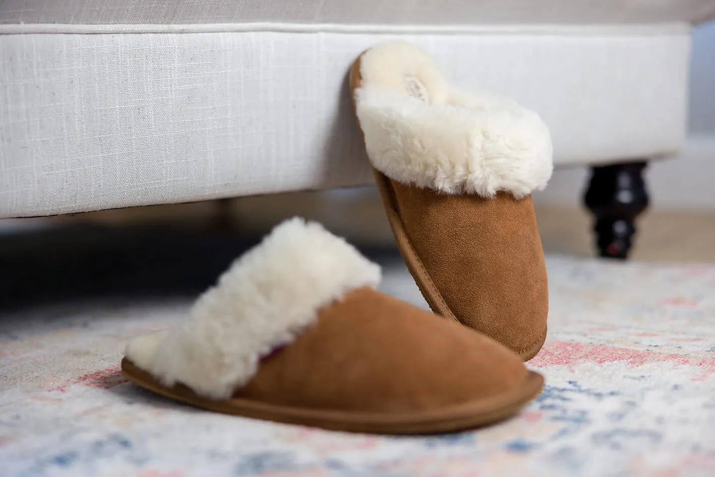 LILLY Womens Sheepskin Mule Slippers