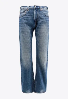 Logo Patch Straight-Leg Jeans