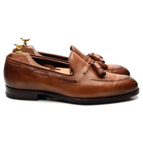 Ltd. Edition 'Cavendish 2' Tan Brown Leather Tassel Loafers UK 7.5 E