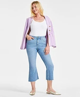 Macy's On 34th Women's High-Rise Cropped Flare Jeans, Created for Macy's