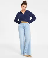 Macy's On 34th Women's High Rise Wide-Leg Jeans, Created for Macy's