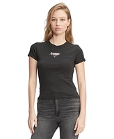 Macy's Tommy Jeans Women's Slim-Fit Essential Logo Graphic T-Shirt