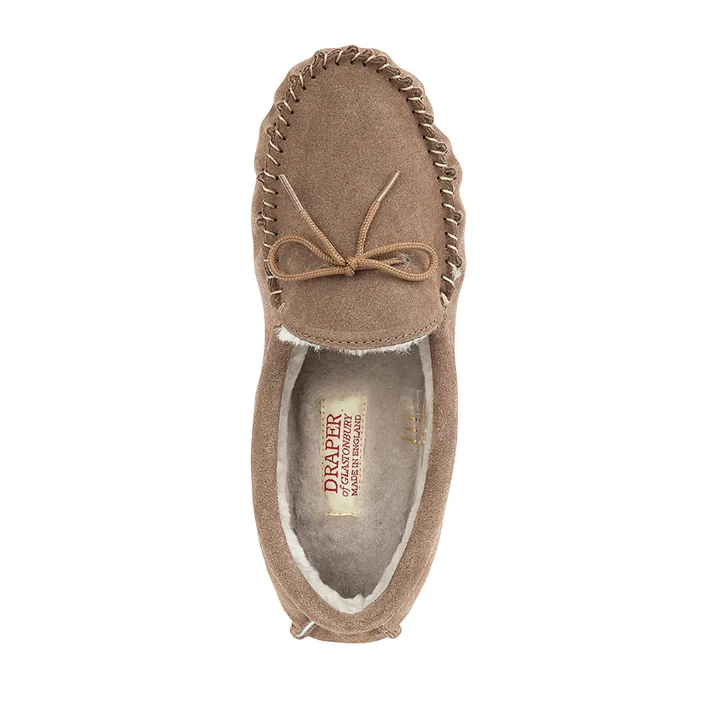 MAINE Mens Sheepskin Moccasin Slippers