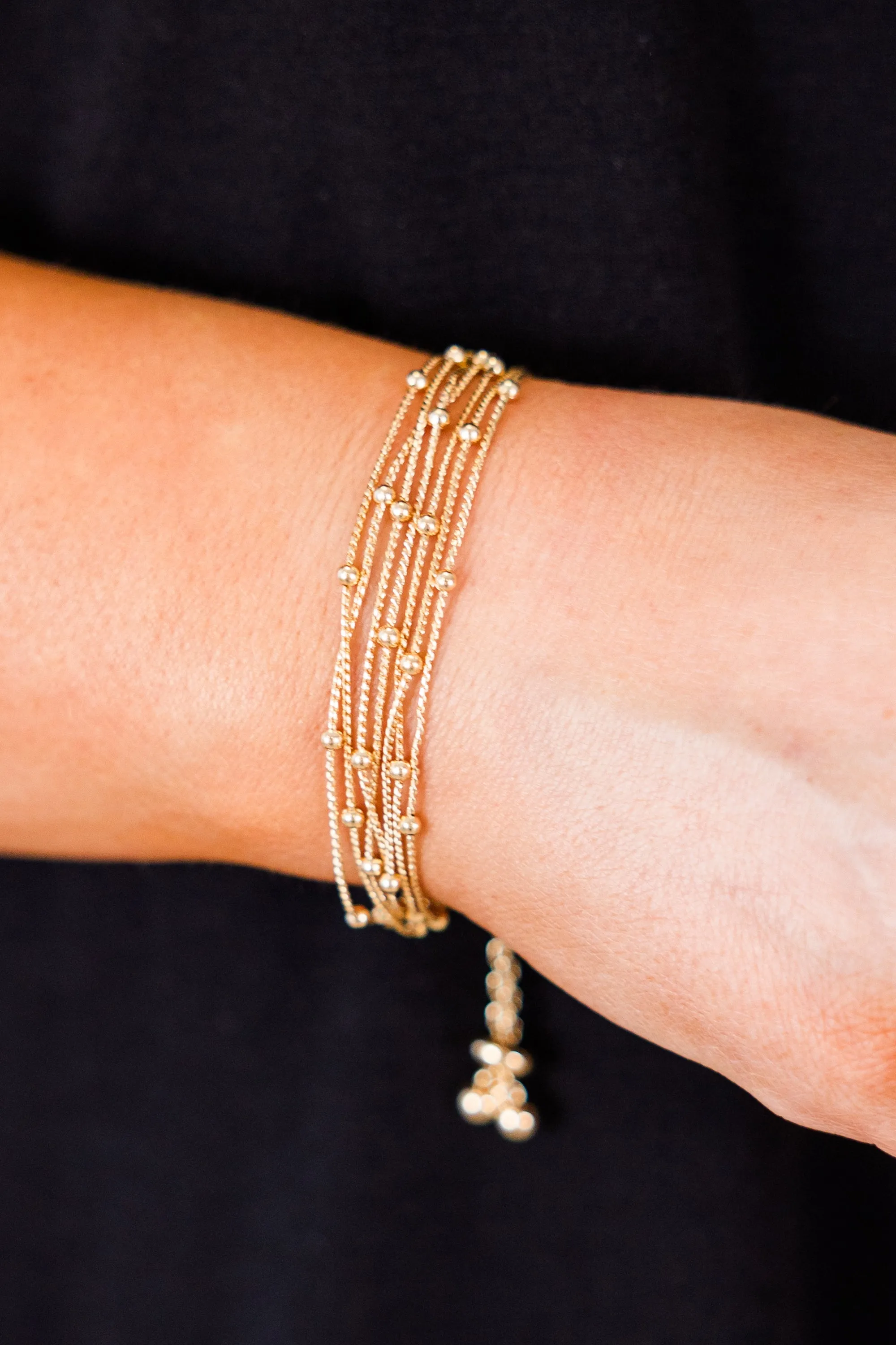 Make Way Babe Bracelet, Gold