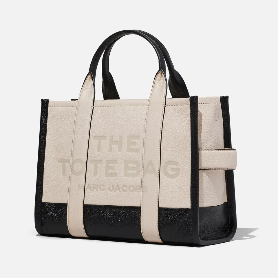 Marc Jacobs The Medium Colourblock Leather Tote Bag | Coggles