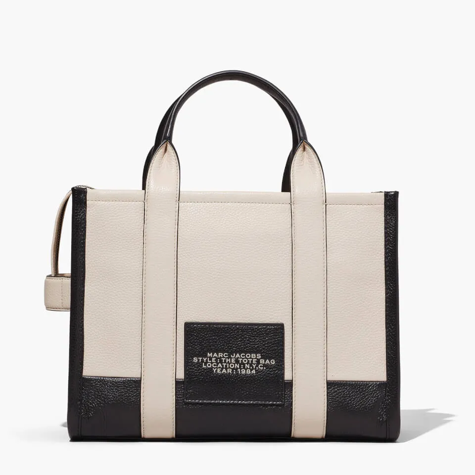 Marc Jacobs The Medium Colourblock Leather Tote Bag | Coggles