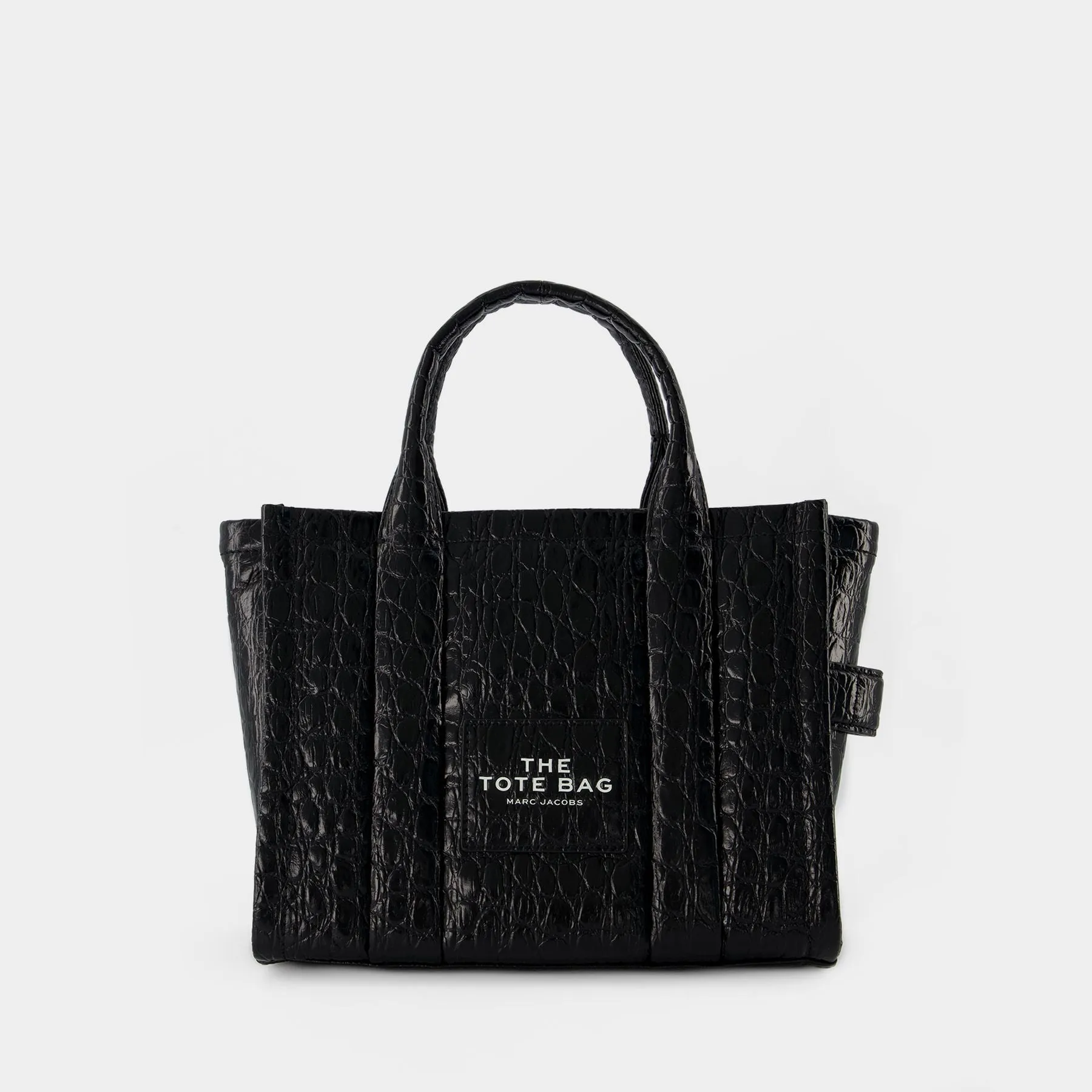 Marc Jacobs  The Mini Tote Bag Croc - Marc Jacobs -  Black - Leather