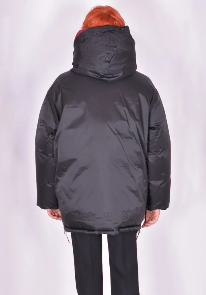 MARNI PIMU0012Z0 RIPSTOP NYLON DOWN JACKET BLACK