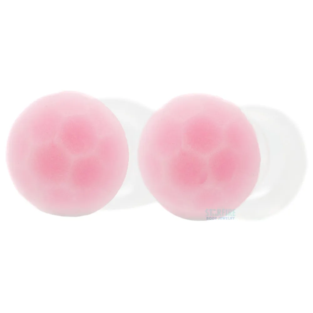 Martele Glass Color Front Plugs - Pink