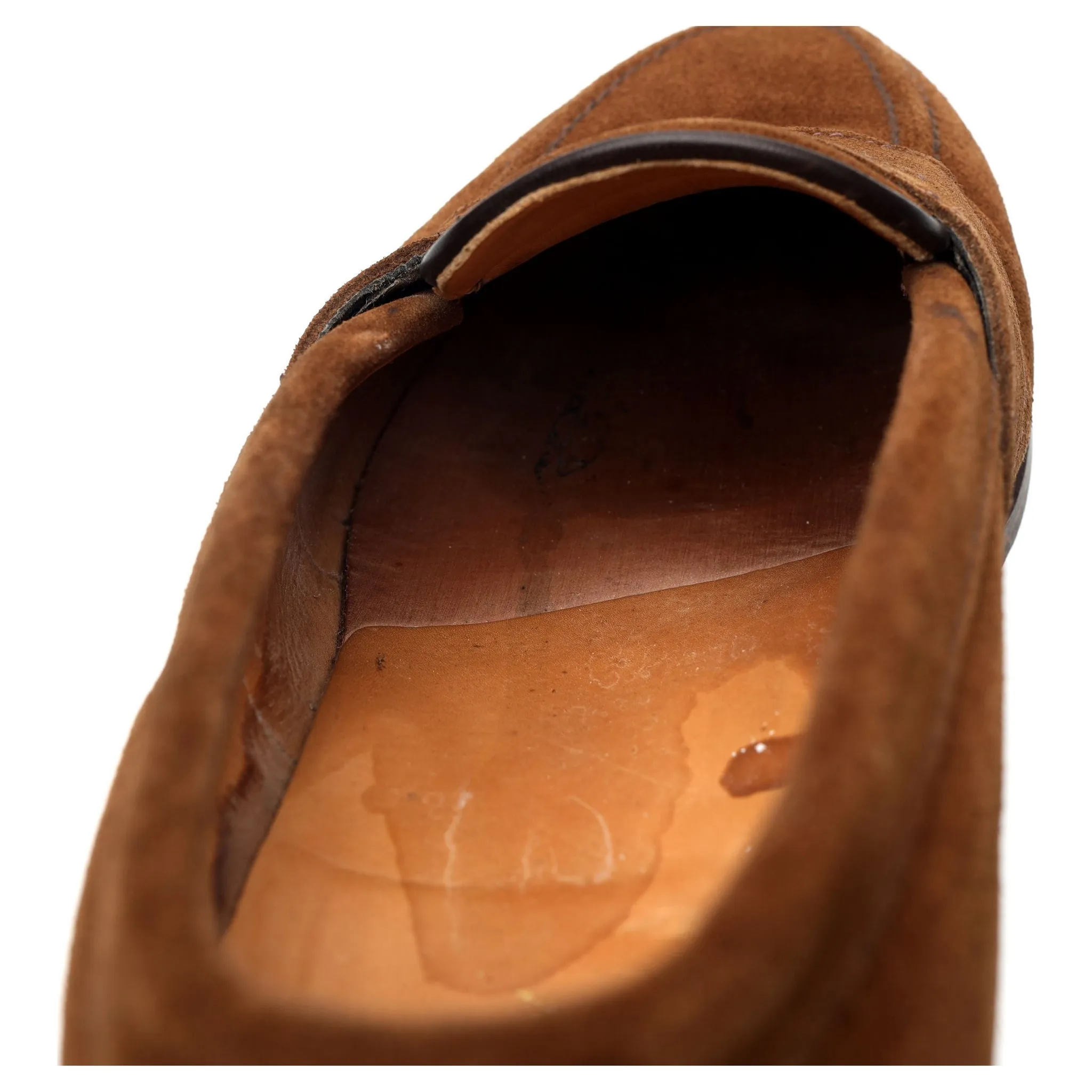 'Mayfair' Snuff Brown Suede Loafers UK 9 E