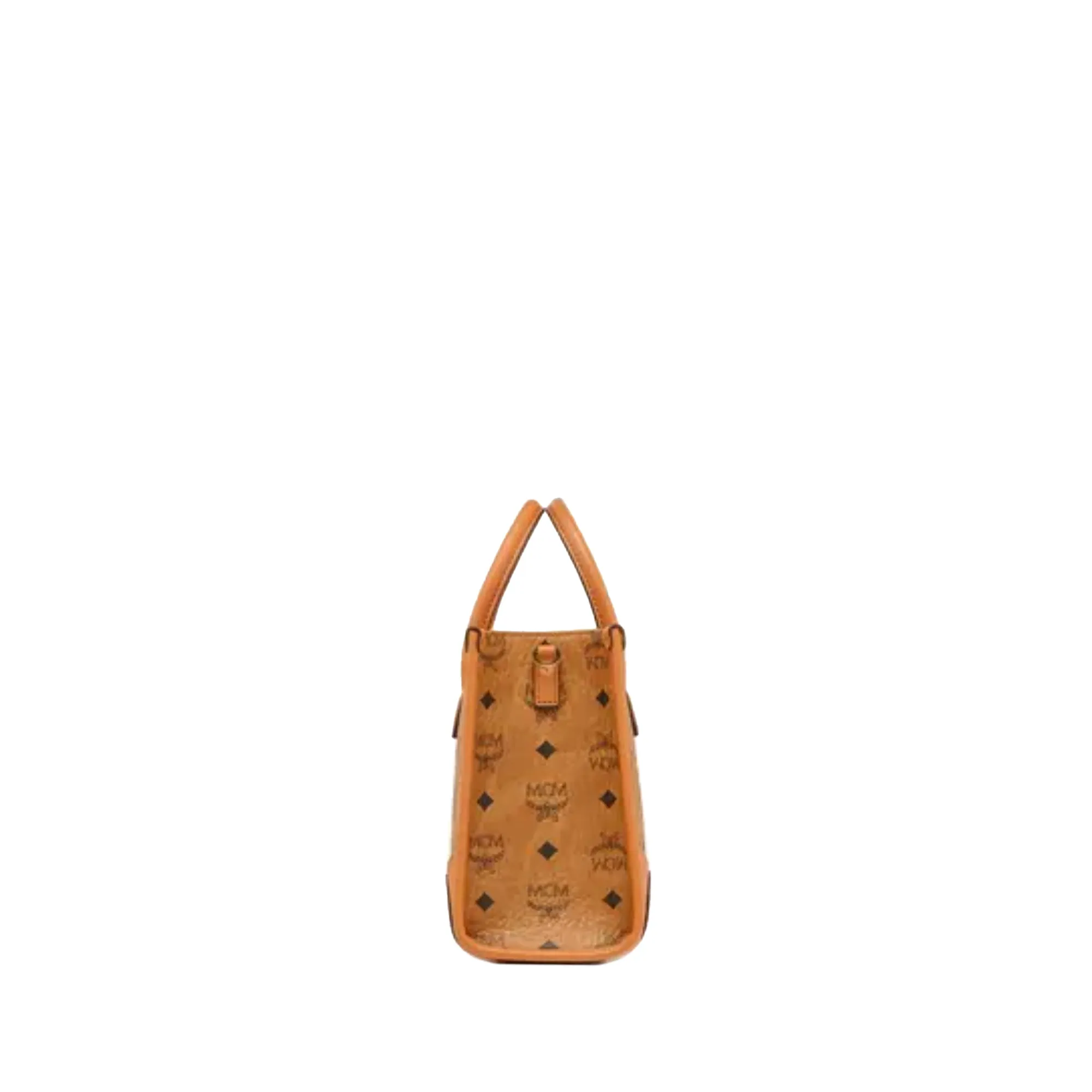 MCM Women's Small Tote bag in Visetos and Nappa Leather