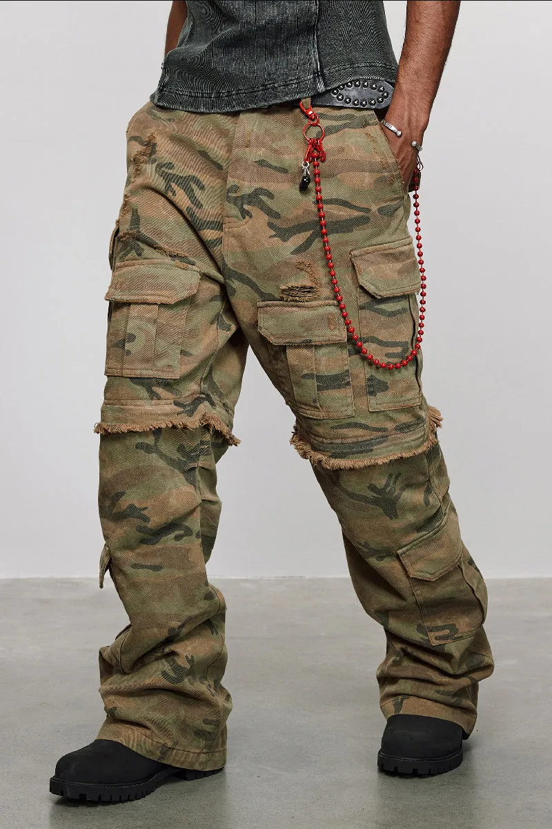 Military Camo Cargo Pants