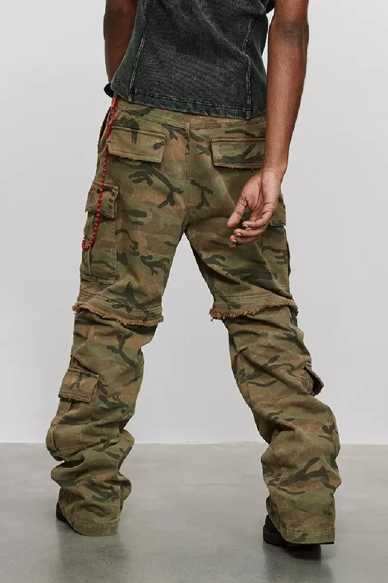 Military Camo Cargo Pants