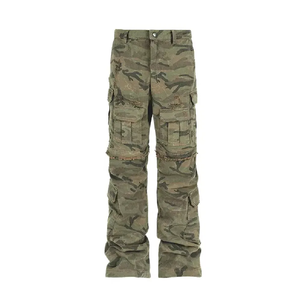 Military Camo Cargo Pants