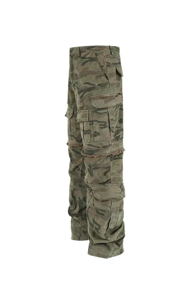 Military Camo Cargo Pants