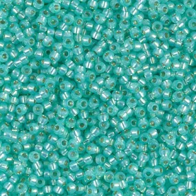 Miyuki Boncuk, MiyukiRoundBeads 6/0-0571 Dyed Sea Green S/L Alabaster