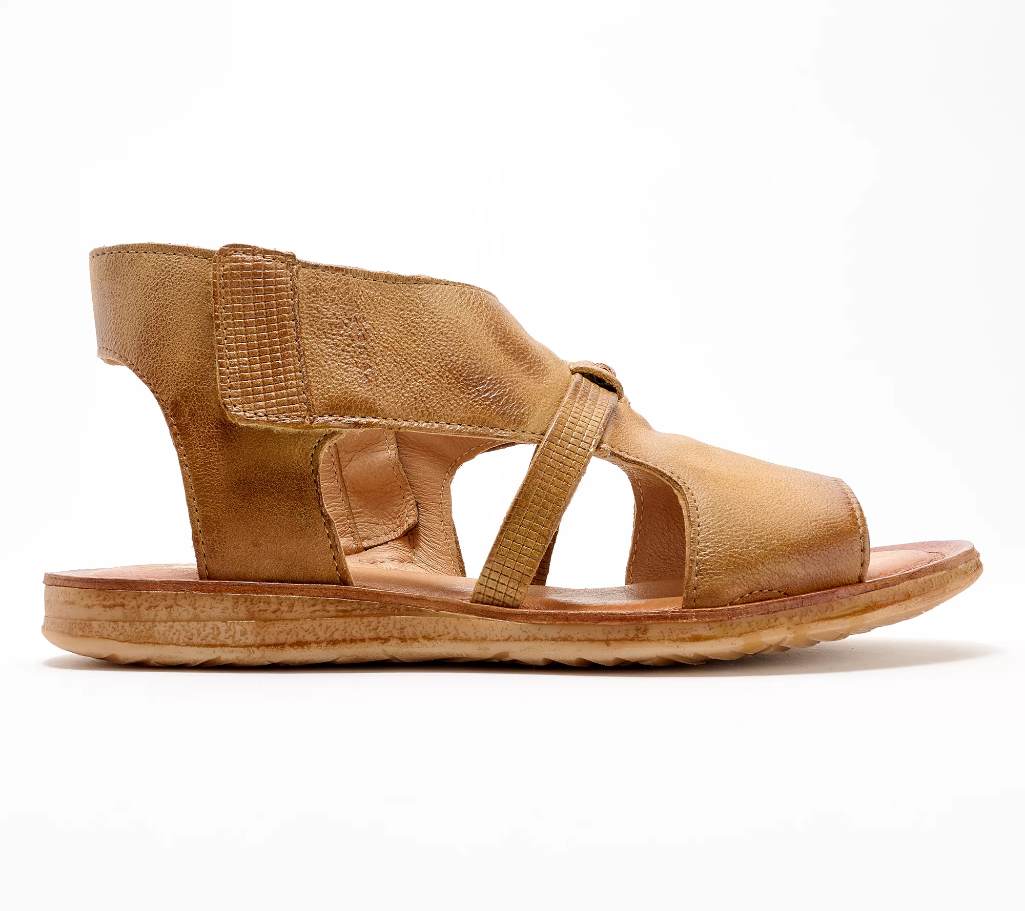 Miz Mooz Leather Side-Zip Sandals - Finnley