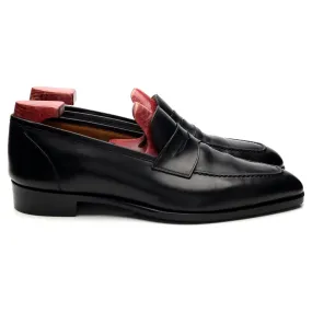 'Monaco' Black Leather Loafers UK 10 E