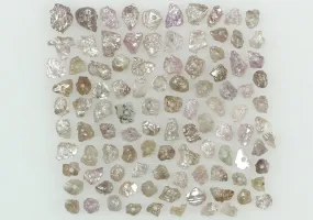 Natural Loose Diamond Rough Bead Pink Color I3 Clarity 1.00 to 100.00 Ct Q87