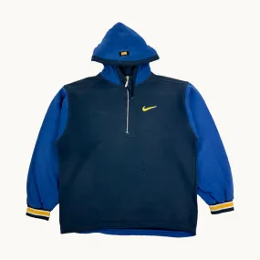 Navy Blue 90s NIKE Hoodie Sweatshirt (M)