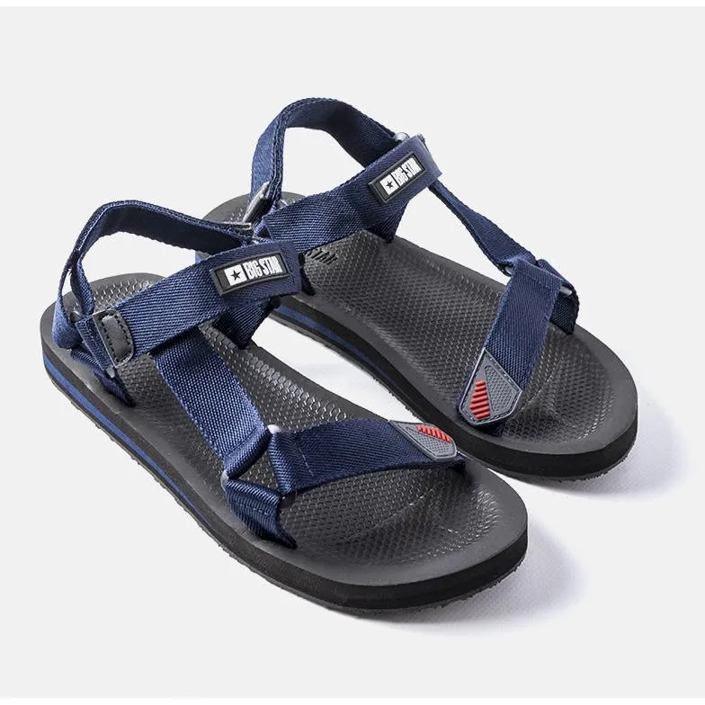 Navy blue sports sandals Big Star DD174718