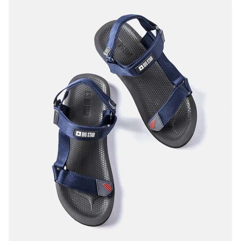 Navy blue sports sandals Big Star DD174718