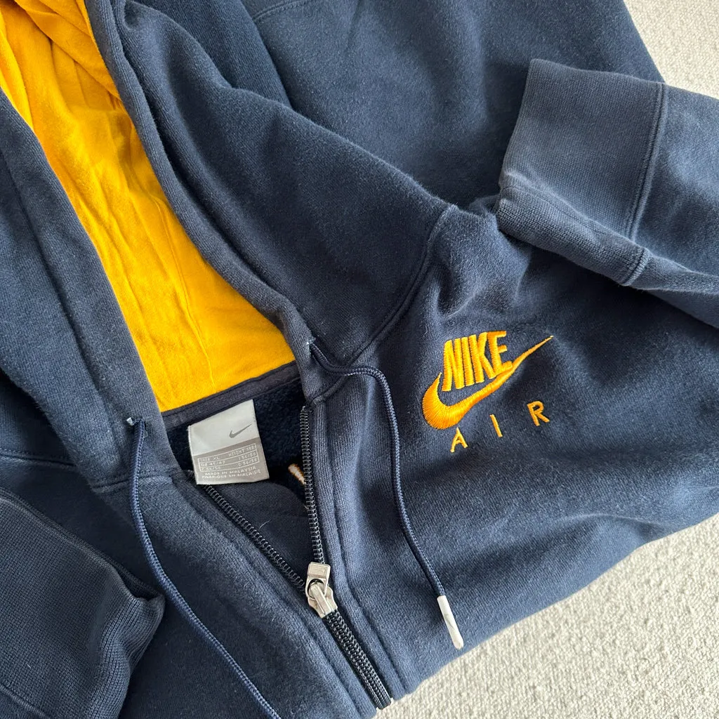 Navy Blue y2ks NIKE Air Max Hoodie Sweatshirt (XL)