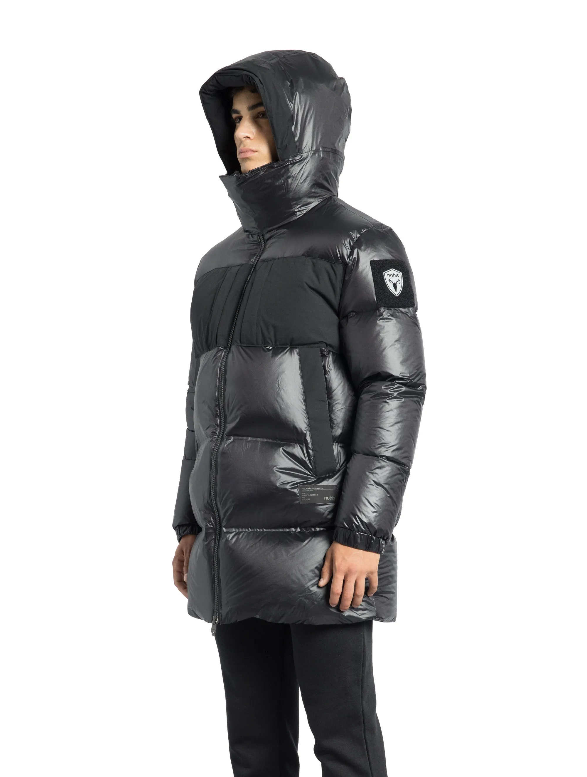 Neelix Men's Long Puffer Jacket