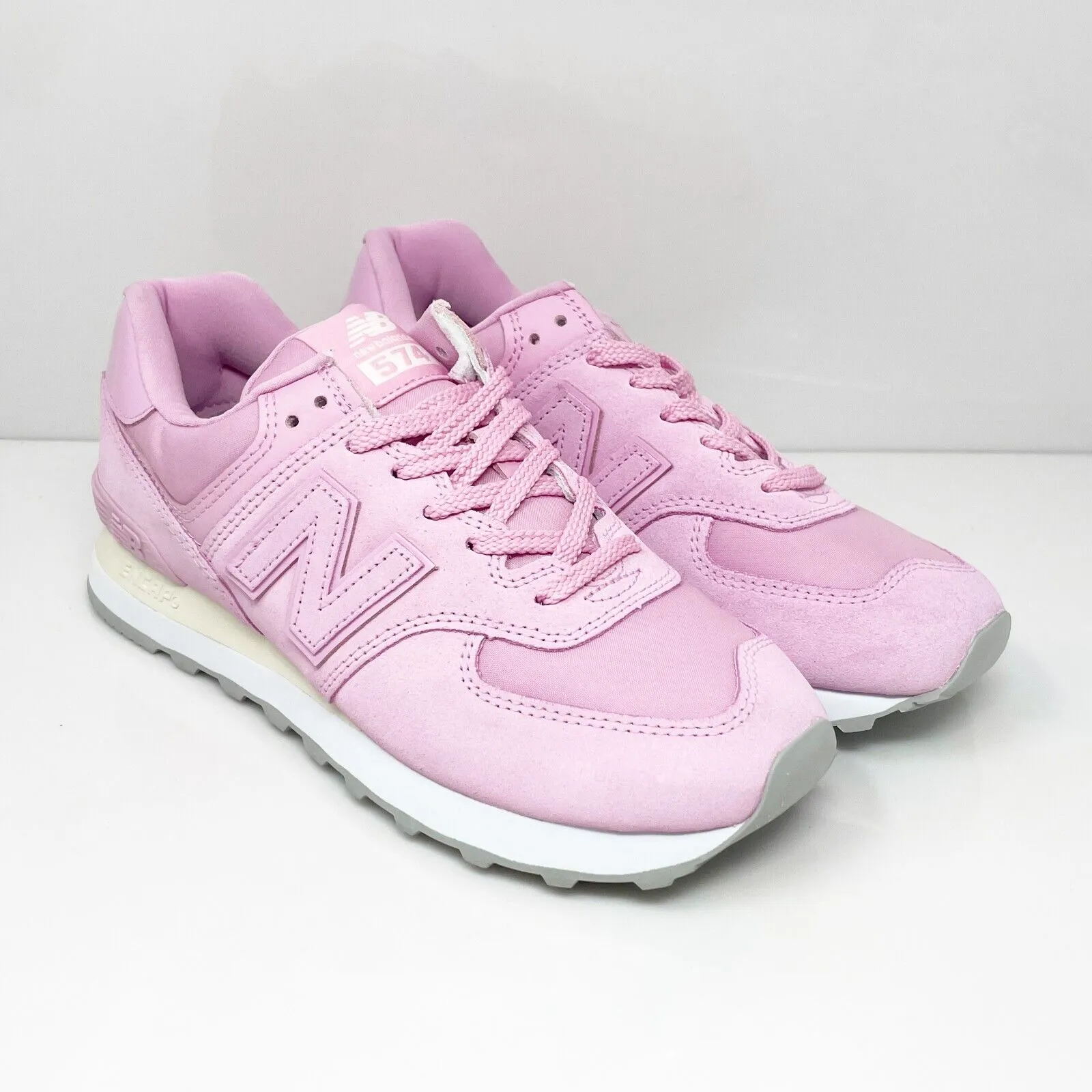 New Balance Unisex 574 WL5742BB Pink Casual Shoes Sneakers Size M 6.5 W 8 B