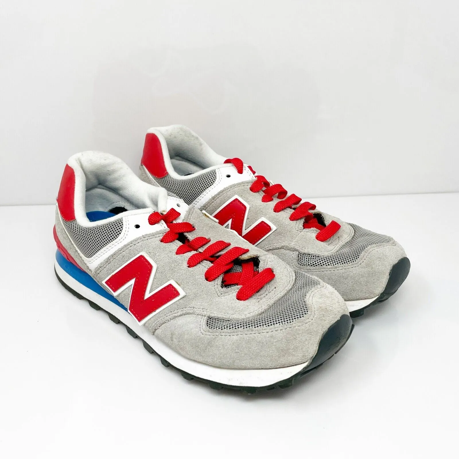 New Balance Womens 574 WL574MON Gray Casual Shoes Sneakers Size 8