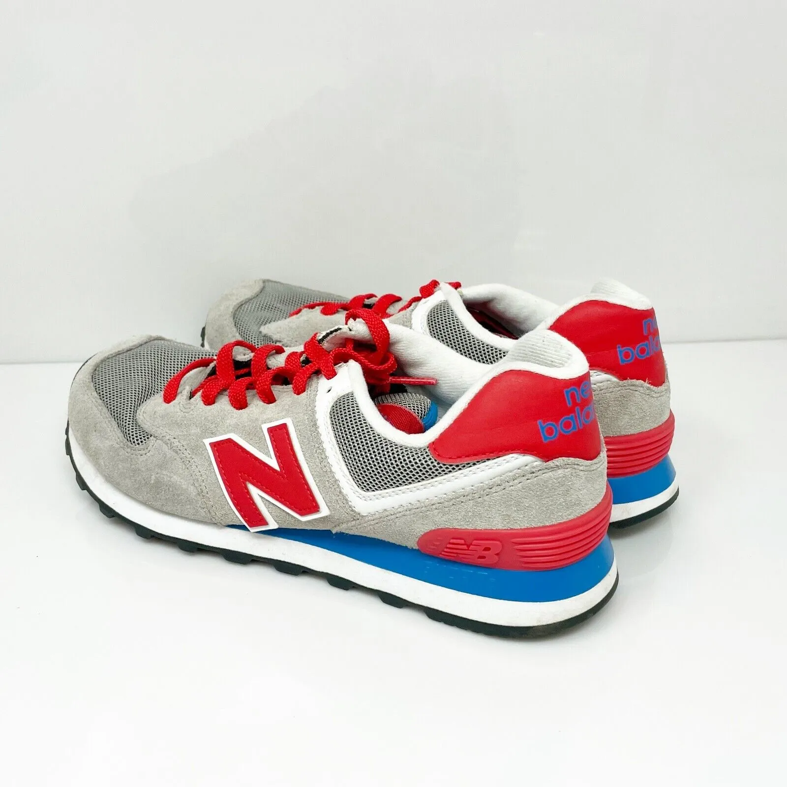 New Balance Womens 574 WL574MON Gray Casual Shoes Sneakers Size 8