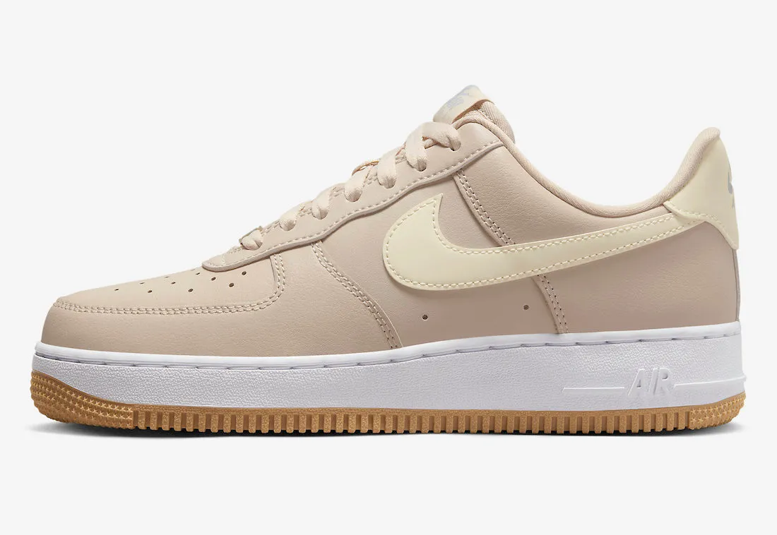 Nike Air Force 1 Low Sanddrift Coconut Milk Wolf Grey Gum Light Brown DD8959-111