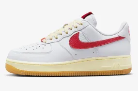 Nike Air Force 1 Low University Red Coconut Milk Gum Light Brown FN3493-100