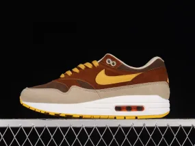 Nike Air Max 1 Dark Brown Yellow Gold ZD0482-200