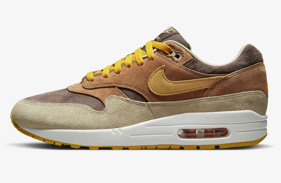 Nike Air Max 1 PRM Duck Pecan Yellow Ochre Baroque Brown DZ0482-200