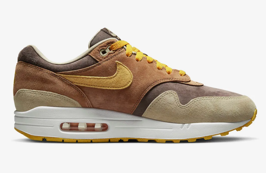 Nike Air Max 1 PRM Duck Pecan Yellow Ochre Baroque Brown DZ0482-200