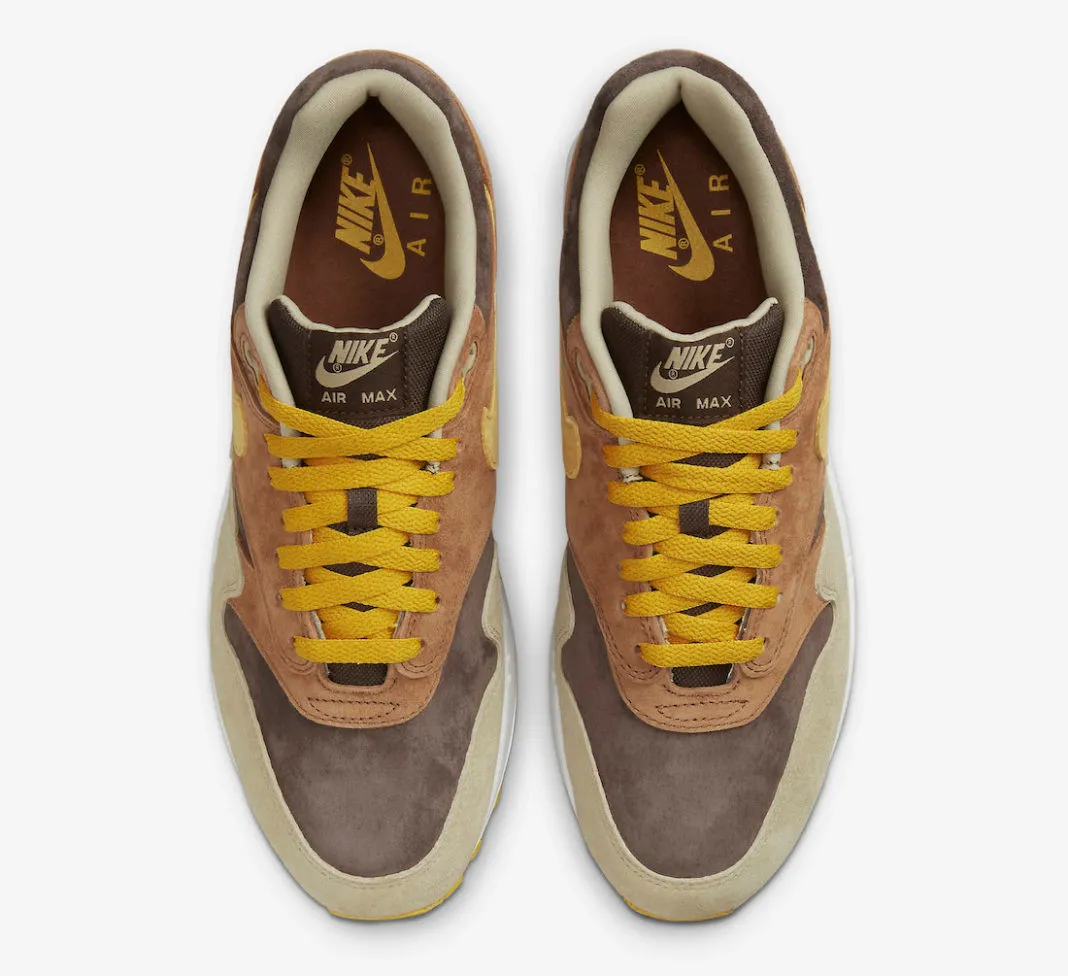 Nike Air Max 1 PRM Duck Pecan Yellow Ochre Baroque Brown DZ0482-200