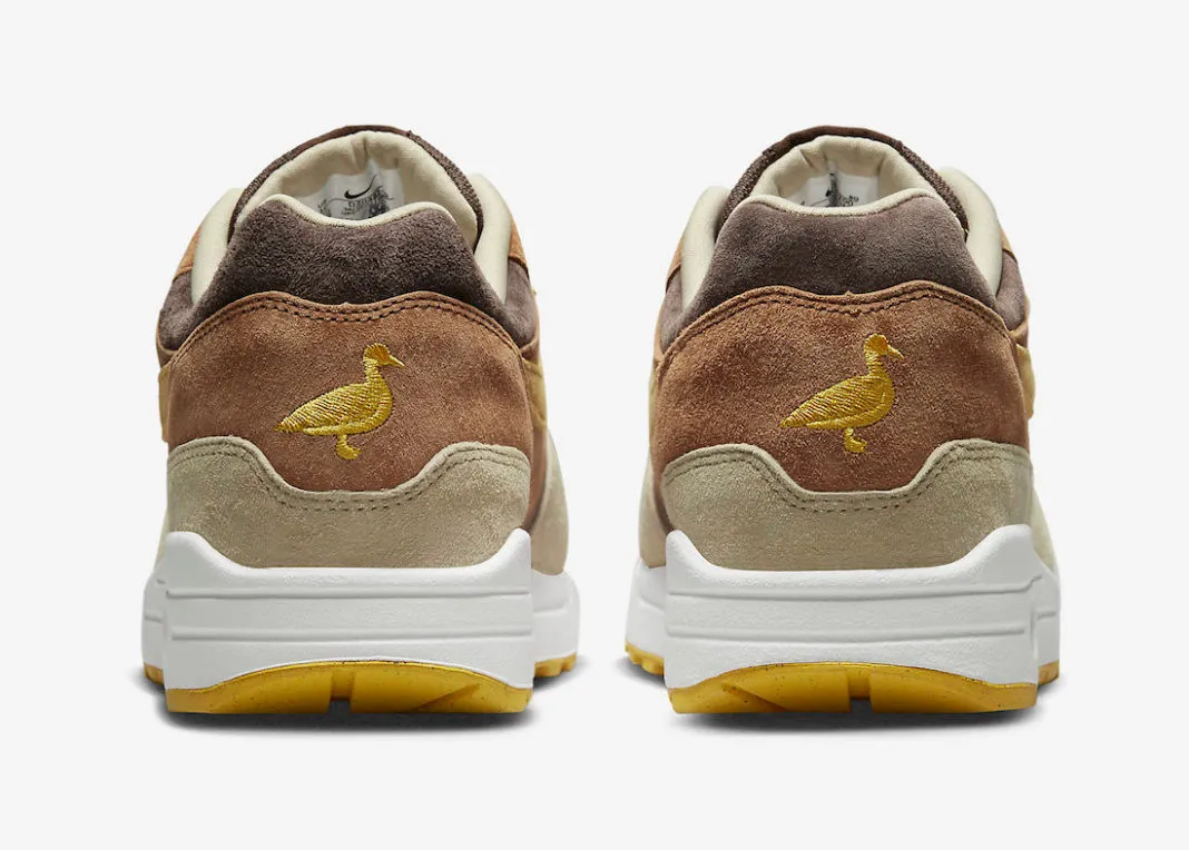 Nike Air Max 1 PRM Duck Pecan Yellow Ochre Baroque Brown DZ0482-200