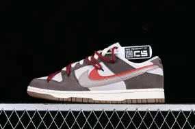 Nike SB Dunk Low 85 Double Swoosh Brown Red Black DO9457-142