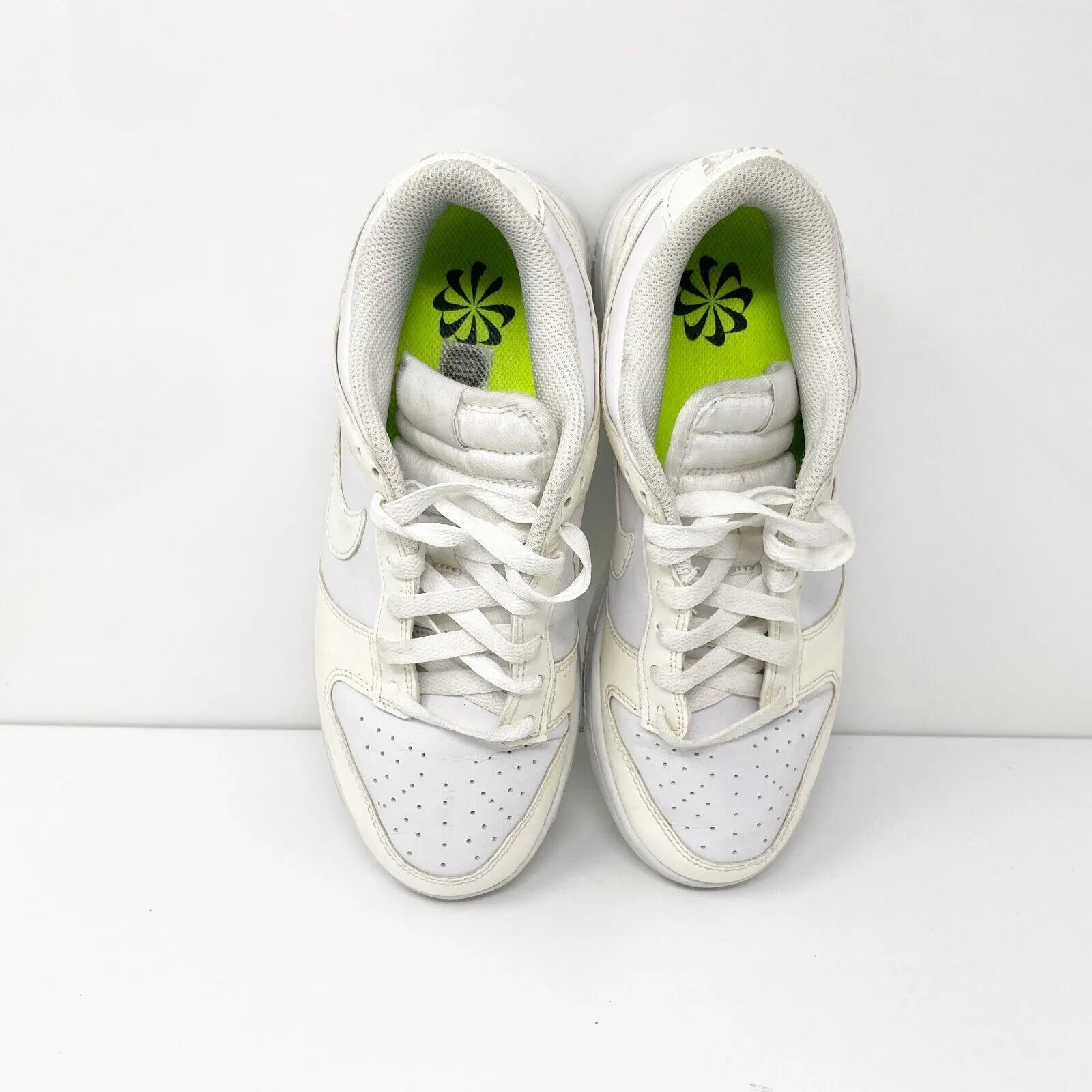 Nike Womens Dunk Low DD1873-101 White Casual Shoes Sneakers Size 7