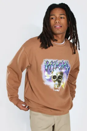 Official Skull Oversized Sweater