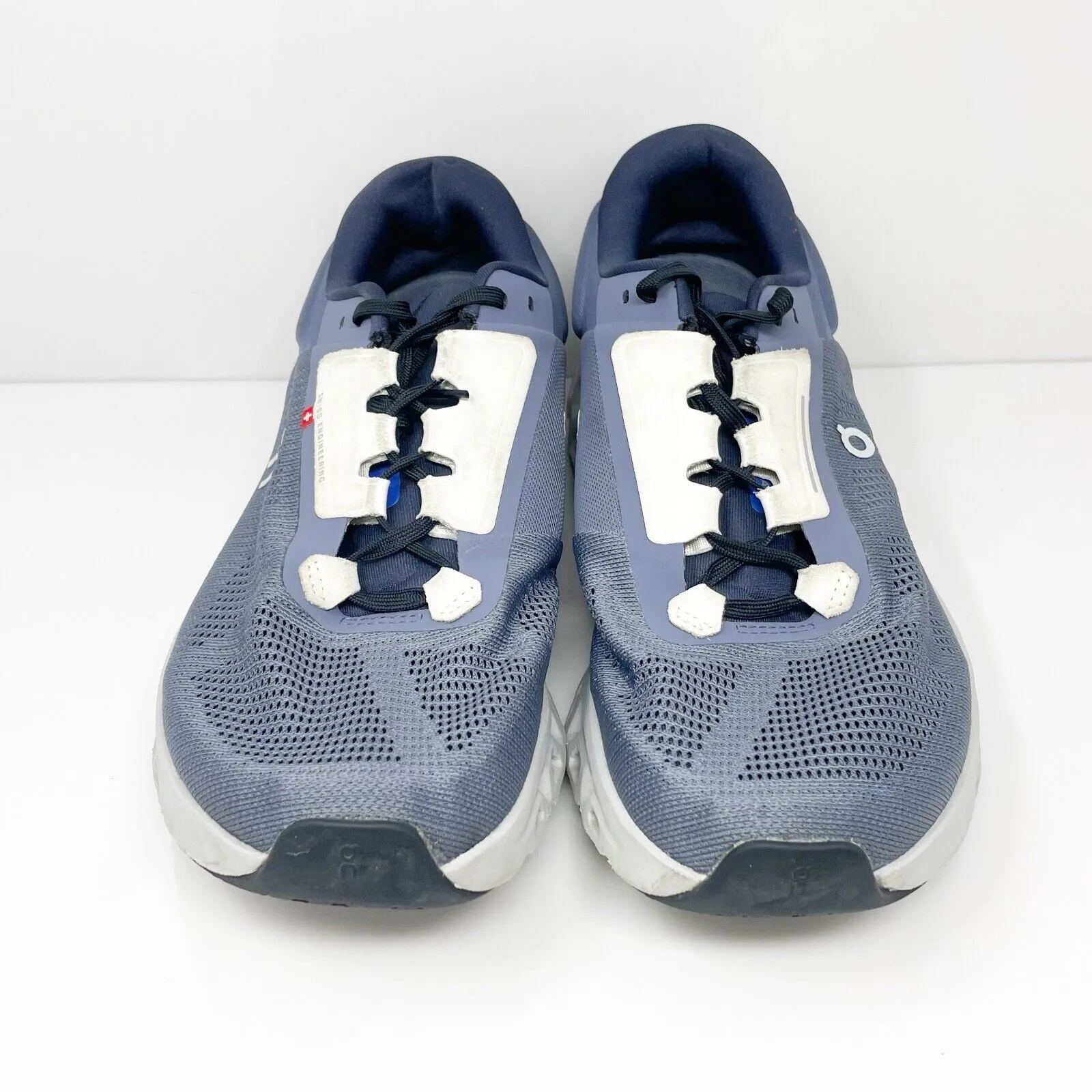 On Mens Cloudstratus 3 Blue Running Shoes Sneakers Size 10.5