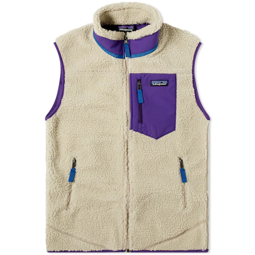 Patagonia Classic Retro-X VestPelican & Purple