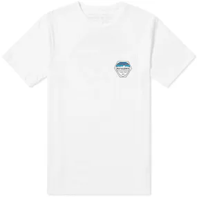 Patagonia Fitz Roy Hex Organic Pocket TeeWhite