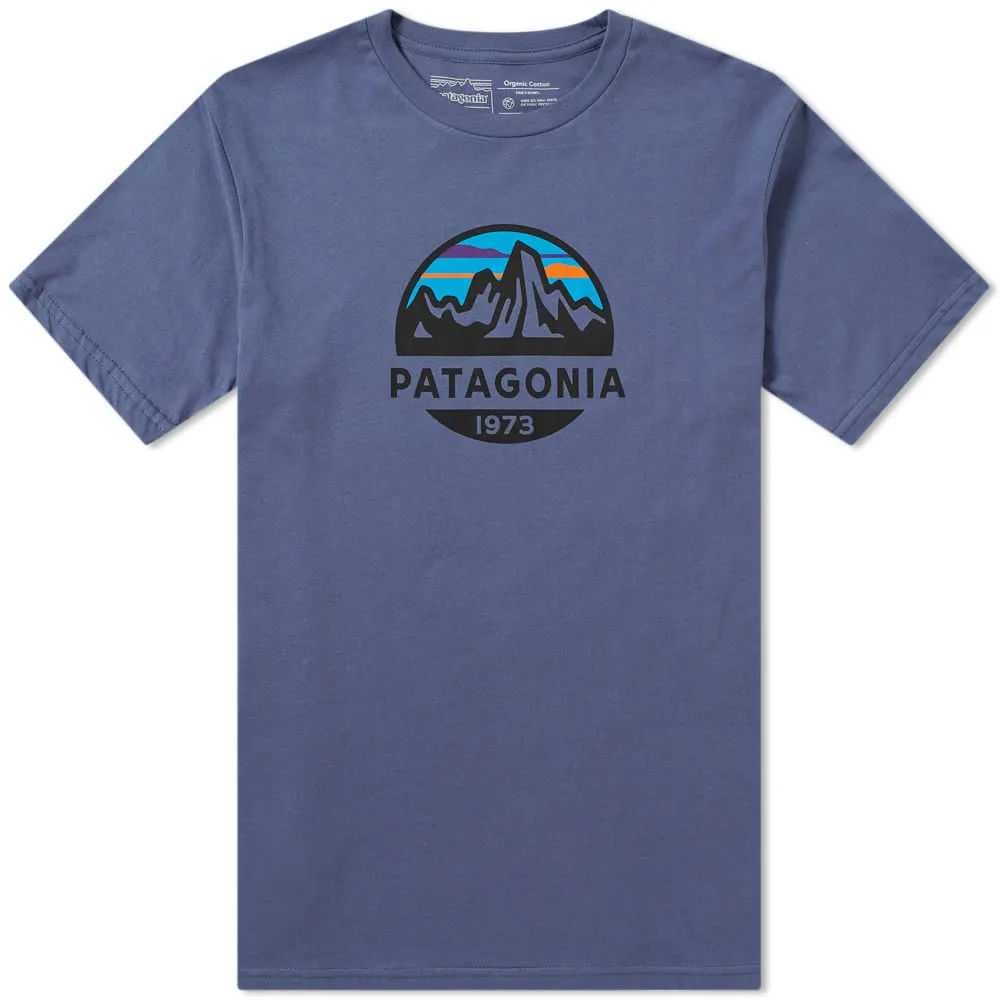 Patagonia Fitz Roy Scope Organic TeeDolomite Blue