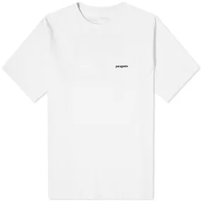 Patagonia Line Logo Ridge Pocket Responsibili-TeeWhite