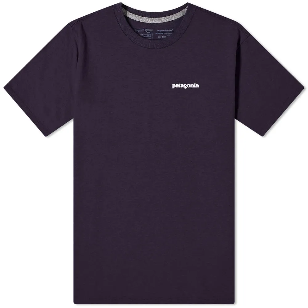 Patagonia P-6 Logo Responsibili-TeePiton Purple