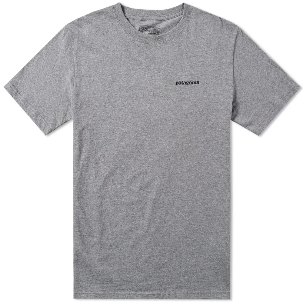 Patagonia P-6 Logo TeeGravel Heather