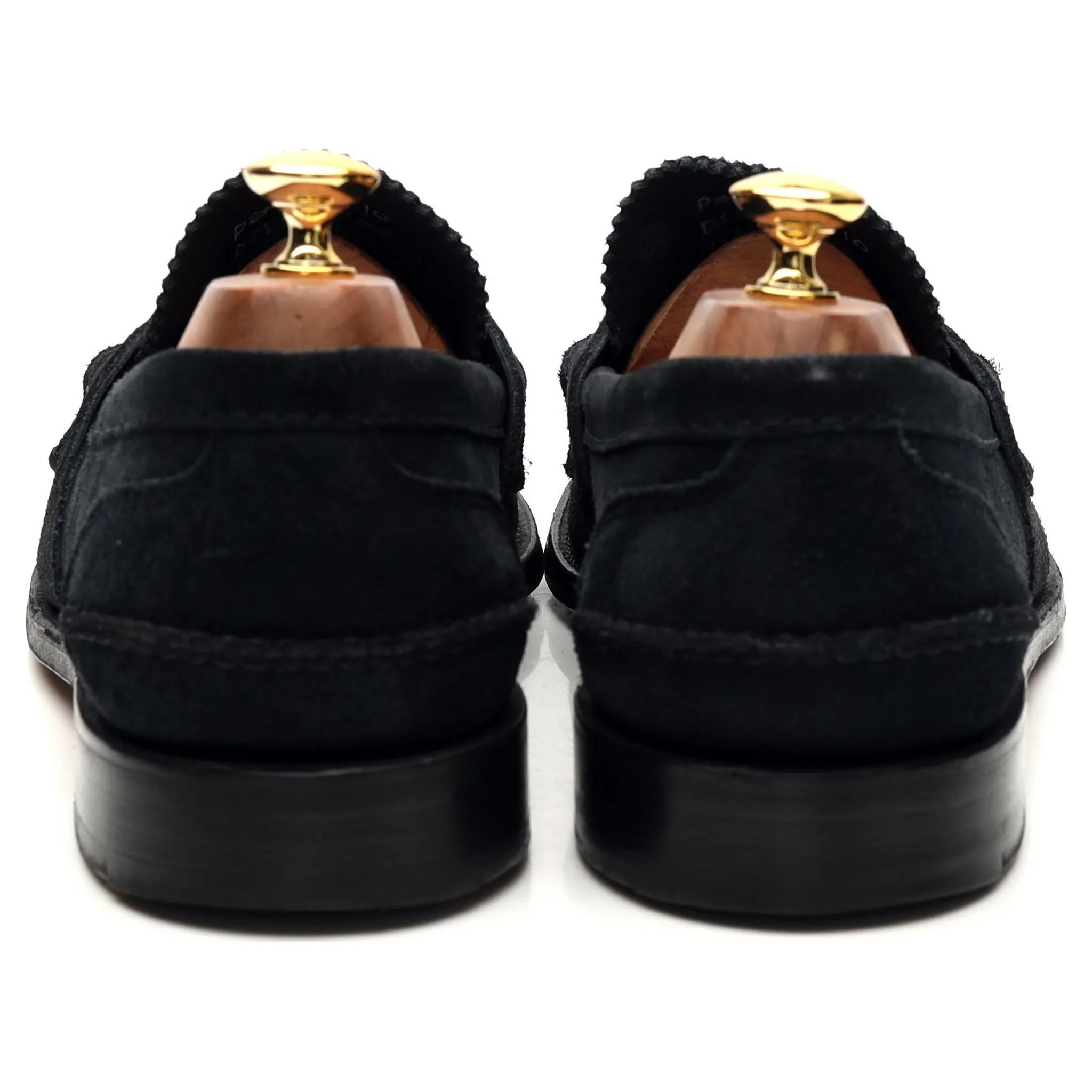 'Pembrey' Black Suede Loafers UK 10 F